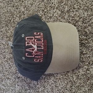 dkps Embroidered CABO SAN LUCAS MEXICO Gray Biege Dad Hat